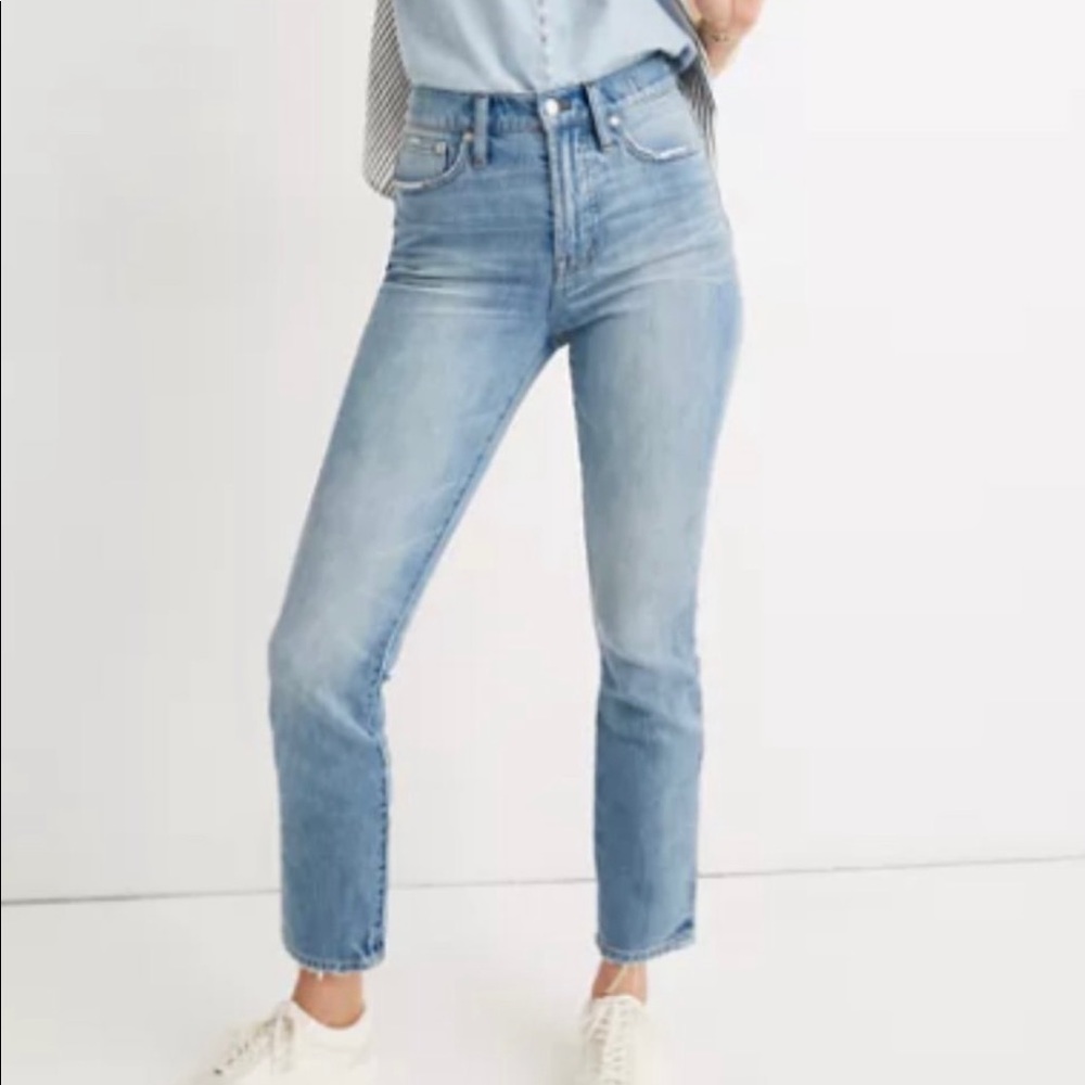 Madewell The Perfect Vintage High Waist Jeans Light Wash Size 28